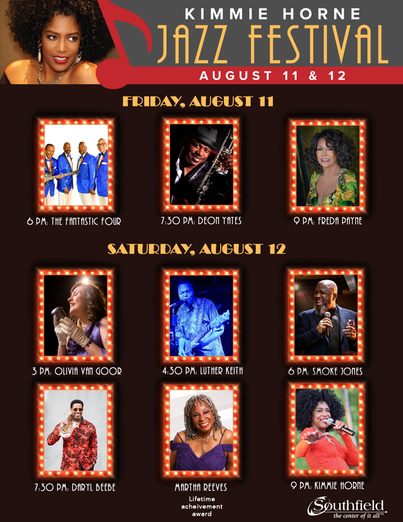 Kimmie Horne Jazz Festival City of Southfield